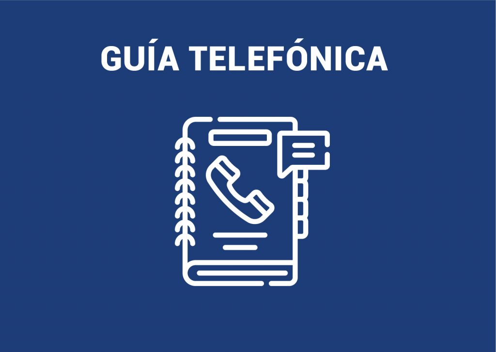 Boton GUÍA TELEFÓNICA
