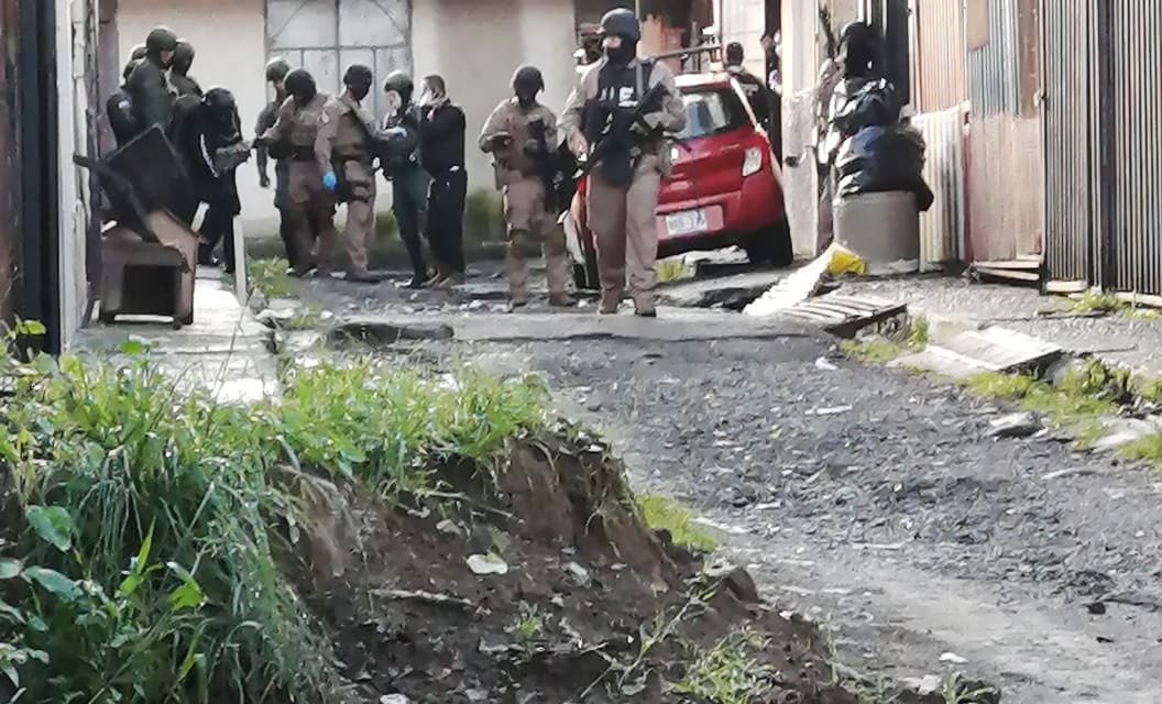 La Policía Municipal de Goicoechea colaboró en allanamientos en los que desarticularon narcobanda en Purral.