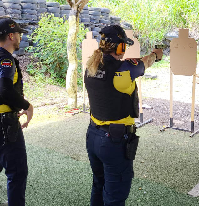 Policías municipales se capacitan constantemente para garantizar el mejor servicio a la comunidad de Goicoechea.